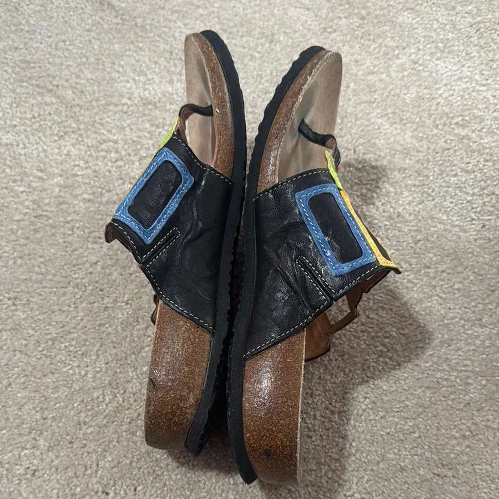 Think! Multicolor Geometric Slide Sandals - Picture 5 of 6